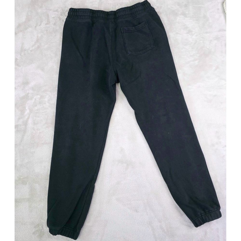 Hollister Must-Have Collection Mens M Black Jogger Sweatpants Script Logo - Picture 5 of 6